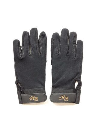 HB Handschoen Dixie Katoen Antislip 1736 zwart