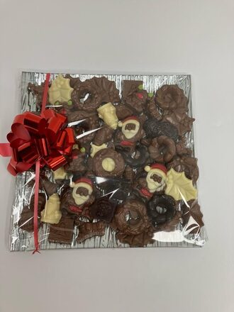 Chocolade Kerstschaal 19,95
