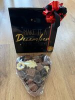 Chocolade Kersthart met geschenkverpakking 15,95