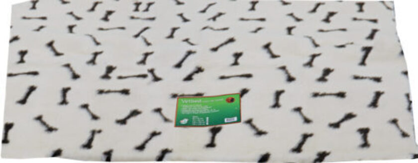 Vetbed Beige met bot 150 x 100 cm