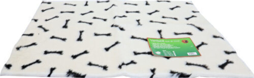 Vetbed Beige met bot 100 x 75 cm