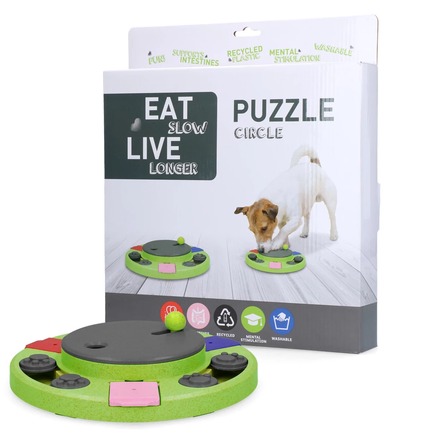Eat Slow Live Longer Puzzel Cirkel