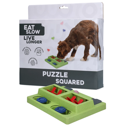 Eat Slow Live Longer Puzzel Kwadraat