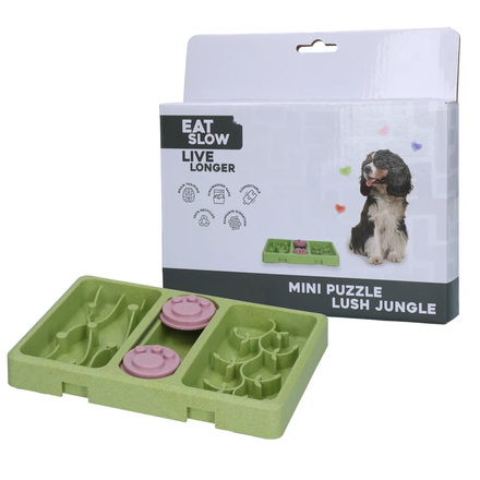 Eat Slow Live Longer Mini Puzzel Lush Jungle