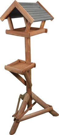 Voederhuis Bruin met Gepotdekseld dak