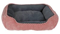Divan Curduroy roze grijs