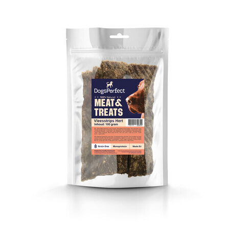 Pure vleesstrips hert