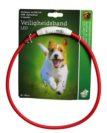 Boon Veiligheidshalsband Led Rood