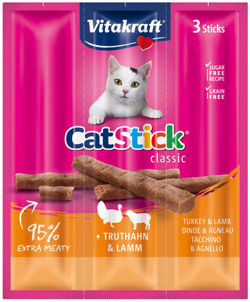Vitakraft CatStick Mini Kalkoen&Lam
